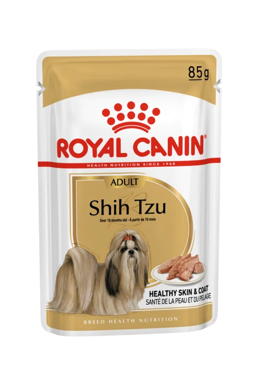 breed health nutrition shih tzu (wet food pouche) 85 gr