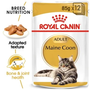 feline breed nutrition maine coon (wet food pouch) 85 gr