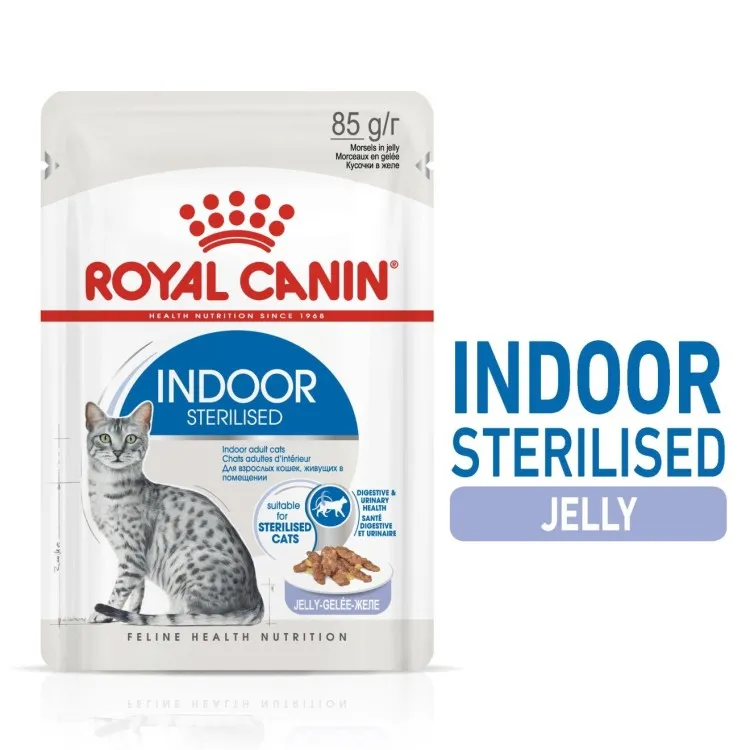 feline health nutrition indoor jelly (wet food pouch) 85 g