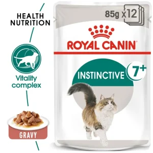 feline health nutrition instinctive 7+ gravy (wet food pouch) 85 g
