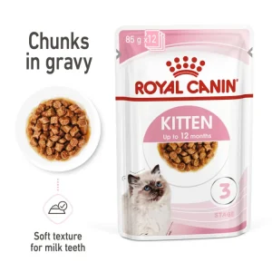 feline health nutrition kitten gravy (wet food pouch) 85 g