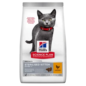 hill’s science plan sterilised kitten food with chicken 1.5kg