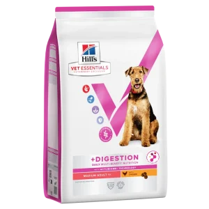 hill’s vet essentials multi benefit + digestion adult medium breed dog dry food with chicken 2 – 10 kg