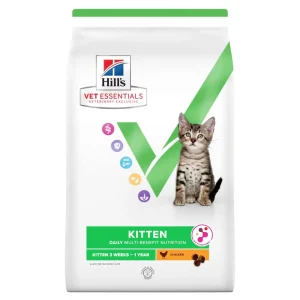 hill’s vet essentials multi benefit kitten dry food with chicken 400g – 1.5 kg