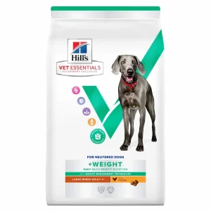 hill’s vet essentials multi benefit + weight adult large dry dog food with chicken 14kg