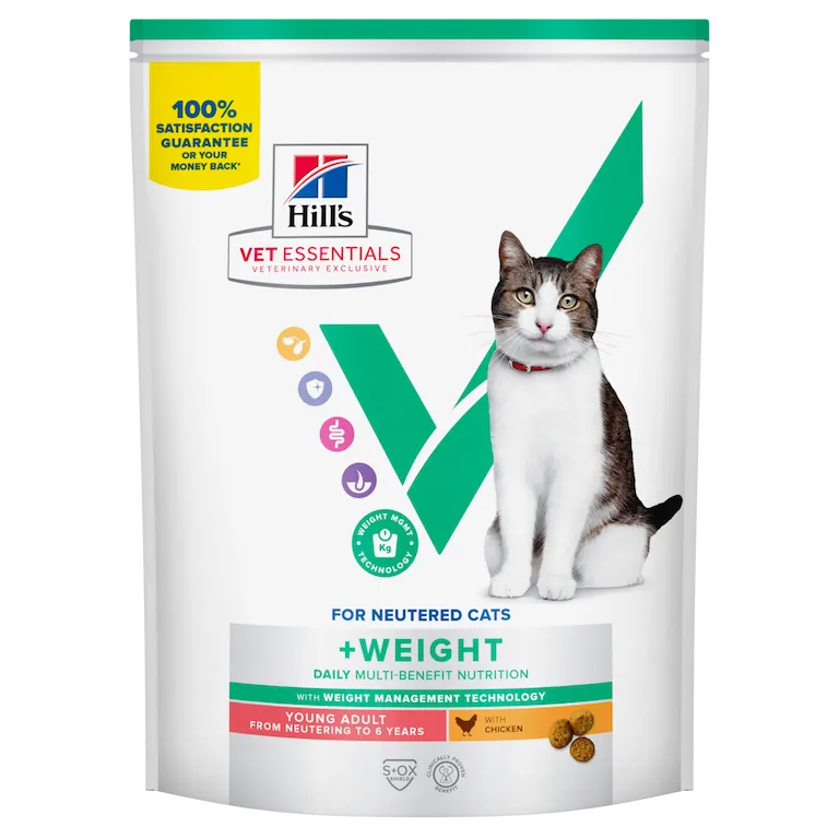 hill’s vet essentials multi benefit + weight young adult cat food 250 g – 1.5 – 3 kg