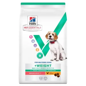 hill’s vet essentials multi benefit + weight adult medium dog food 2kg