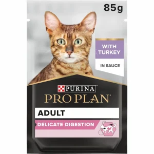 purina pro plan delicate digestion wet cat food turkey in gravy 85g