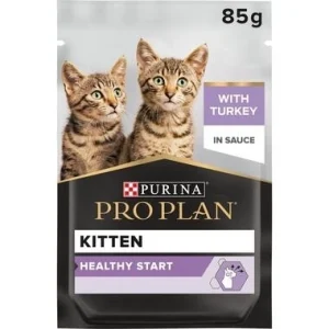 purina pro plan kitten wet cat food turkey in gravy 85 g