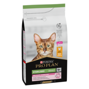 purina pro plan sterilised adult delicate digestion dry cat food with chicken
