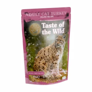 taste of the wild adult cat turkey pate 85g